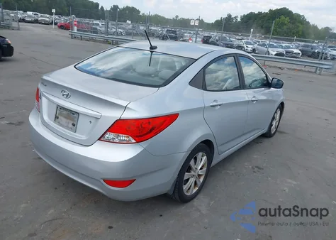 2013 Hyundai Accent Gls из США, поврежденный, VIN KMHCU4AEXDU338017